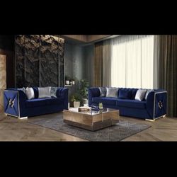 New Sofa + Loveseat 