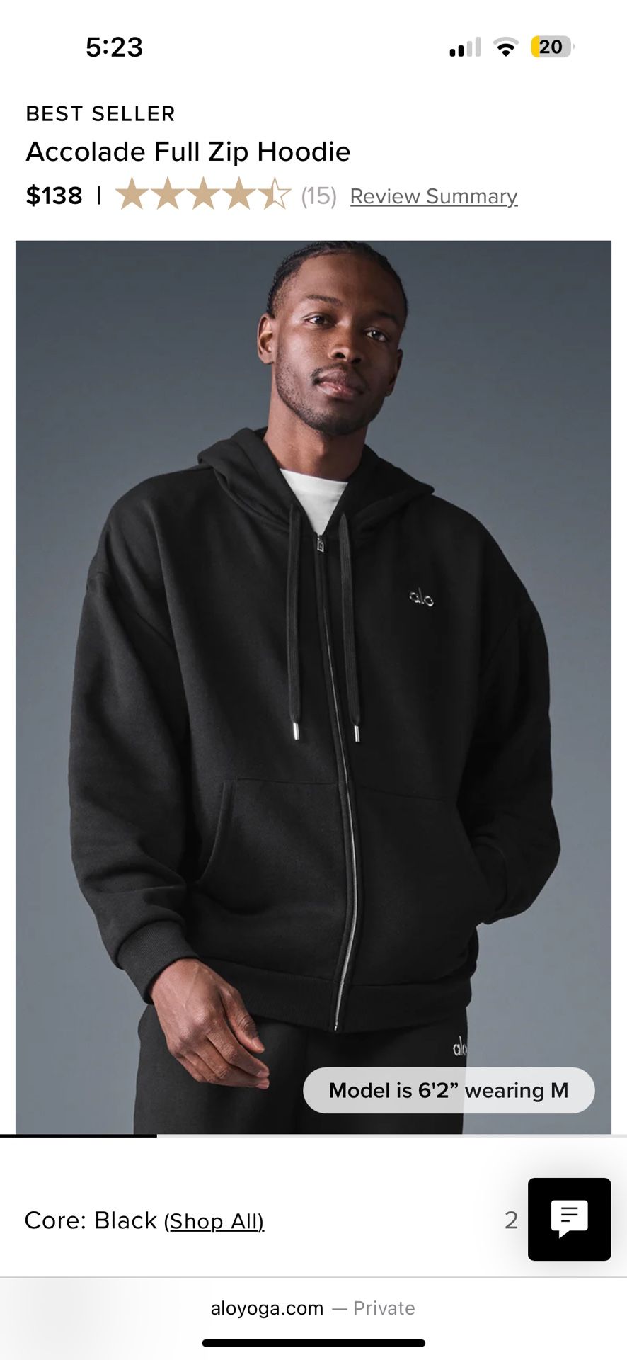 Brand New Black ALO set