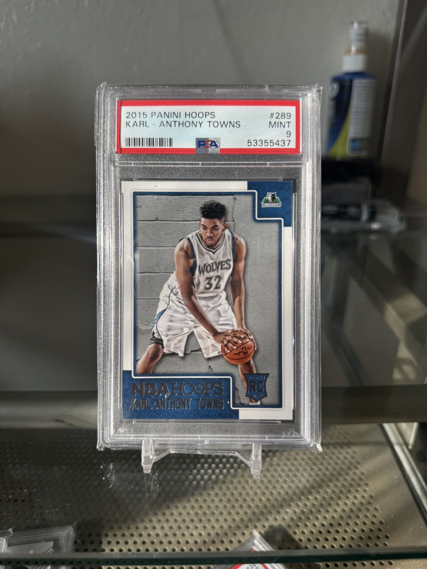 Karl Anthony Towns Rookie PSA Mint 9 | NBA Hoops 2015 🏀