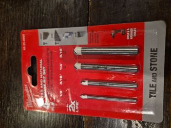 Tile and natural stone bit set