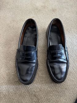 J CREW BLACK LEATHER SHOES