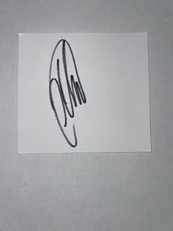Kachanov Signed Card