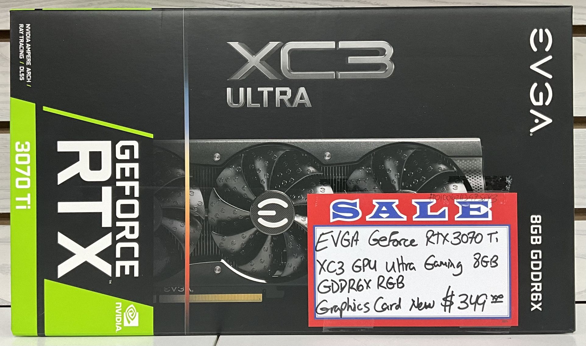 EVGA GeForce RTX3070 Ti XC3 GPU Ultra Gaming 8GB GDDR6X RGB Graphics Card New