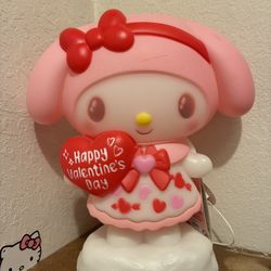💞 My Melody Sanrio Valentines Blow Mold Light Up 2025 Cupid Heart Lamp NWT 💜💕