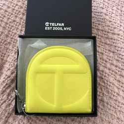 Telfar Wallet - Highlighter Yellow With Box 