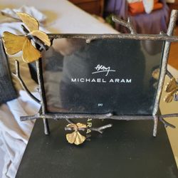 Michael Aram Ginkgo Biloba Picture frame Never used brand new