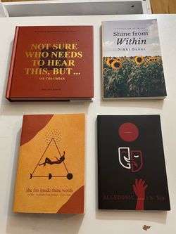NEW poetry books - see description