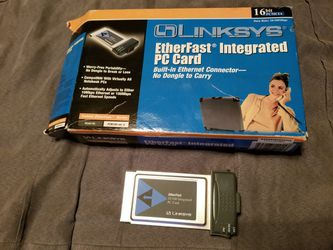 Linksys EtherFast 10/100 Integrated Network adapter PC Card 100
