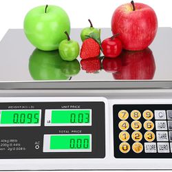 Digital Commercial Price Scale 88lb/40kg Price Computing Scale, Food  Produce Counting Weight Scale with Dual LCD Display for Farmers Market,  Retail Ou for Sale in Upland, CA - OfferUp