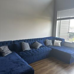 Navy blue Sectional Sofa