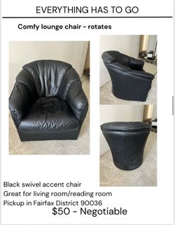 Comfy lounge chair - rotates