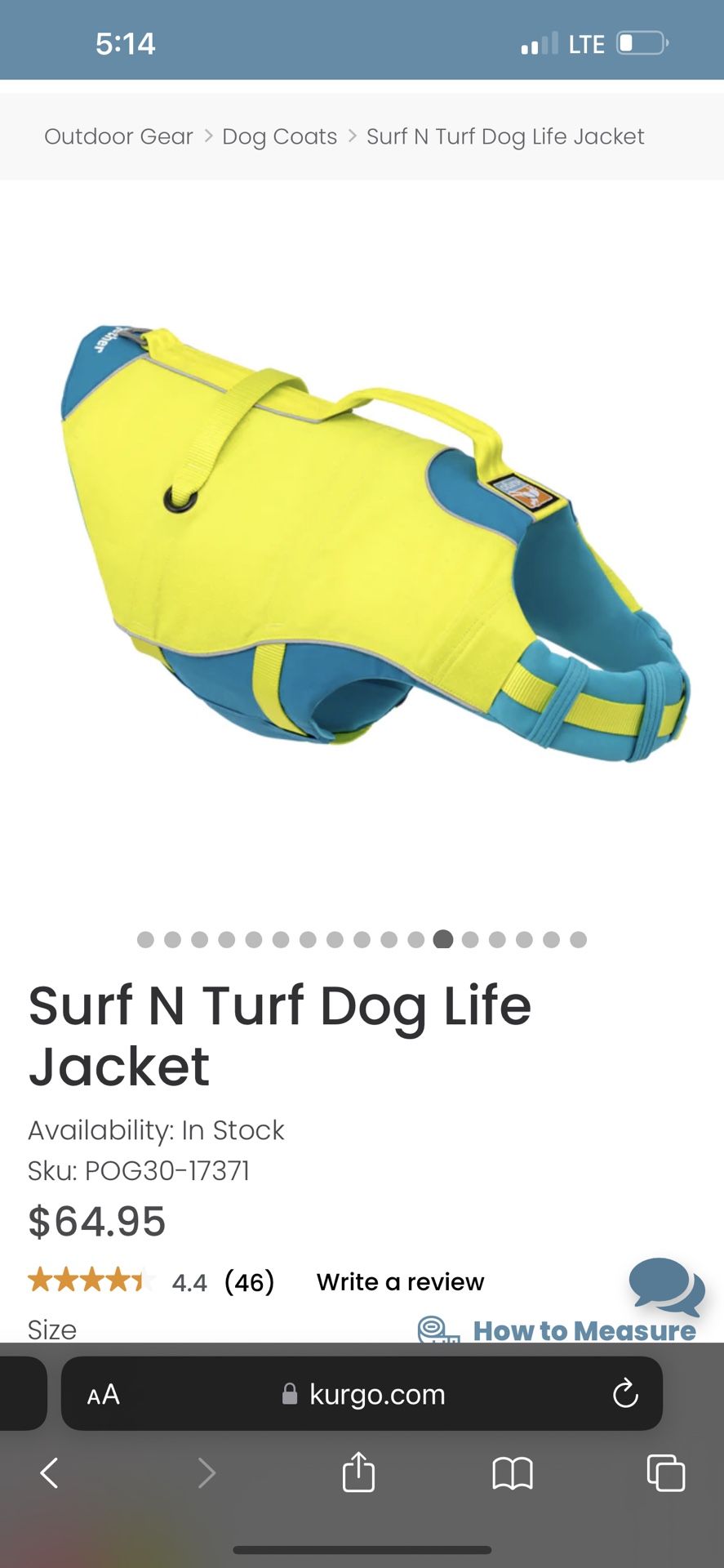 Dog Water Jacket