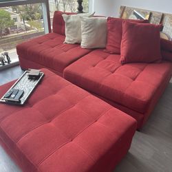 Beautiful Like New Couch And Ottoman No Marks No Smell. You Will LOVE IT!