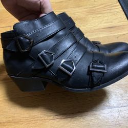 Black booties