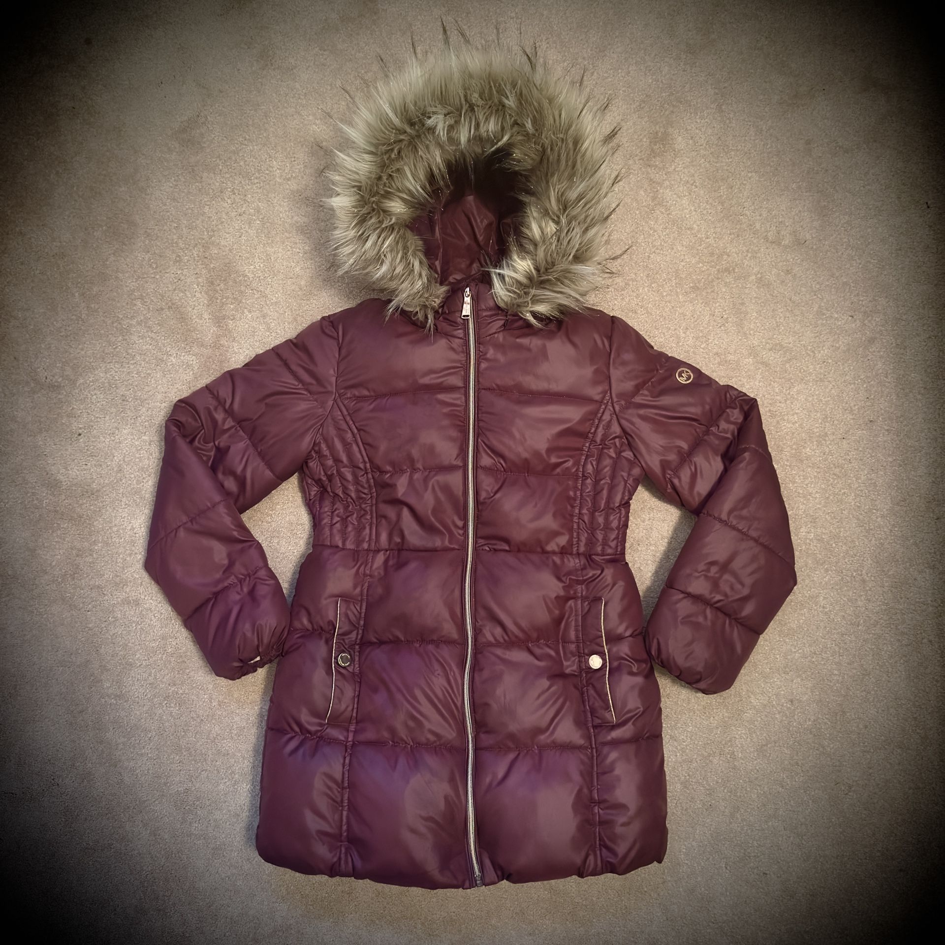 (#156) Girls Michael Kors Heavy Weight Stadium Coat