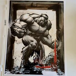 Incredible Hulk Signed by Whilce Portacio Rare! 2010
