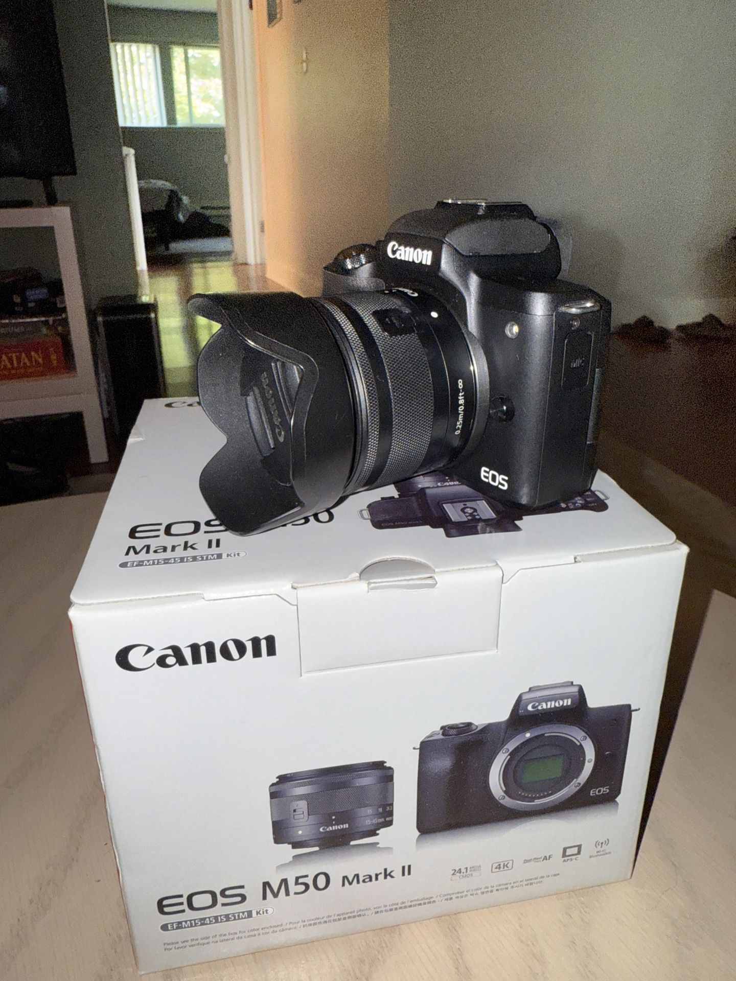 Canon M50 With Batteries + SD Card