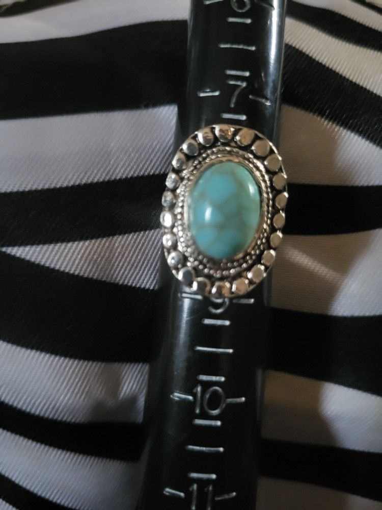 Women's Faux Turquoise Ring