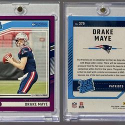 2024 Donruss - Drake Maye - Press Proof Purple