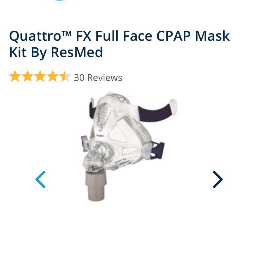 Quattro™ FX Full Face CPAP Mask Kit By ResMed