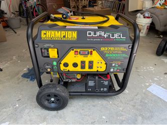 Champion Generator Dual Fuel 9375watts
