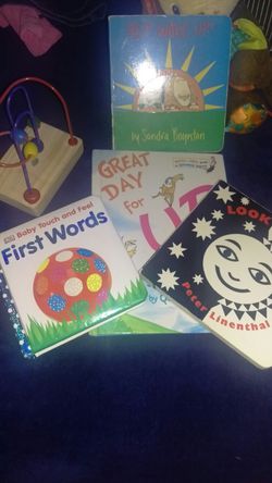 Toddler books and "carseat babysitter"