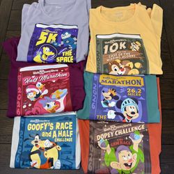 2026 Walt Disney World Marathon Weekend Brooks Race Shirts - Men’s Medium