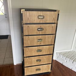 6 Drawers Dresser Real Wood 