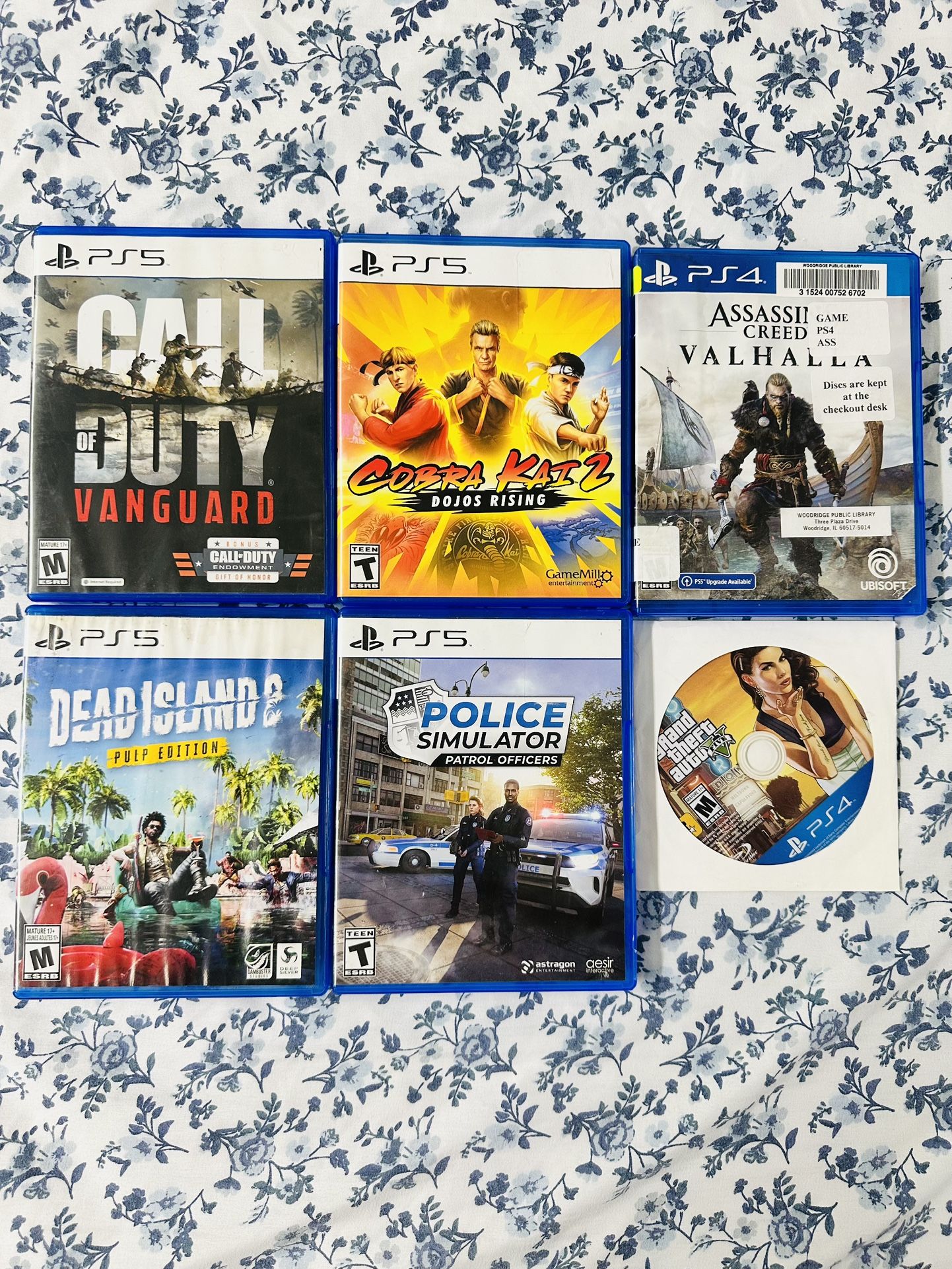 Playstation 5 Games And PlayStation 4 Games ( Used , Tested Working ) Read Description
