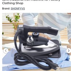 Industrial Gravity Feed Steam Iron - SHONFYVS BC-DY94A (Complete Set)