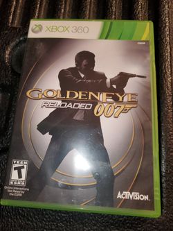 Box 360 golden eye 007 reloaded
