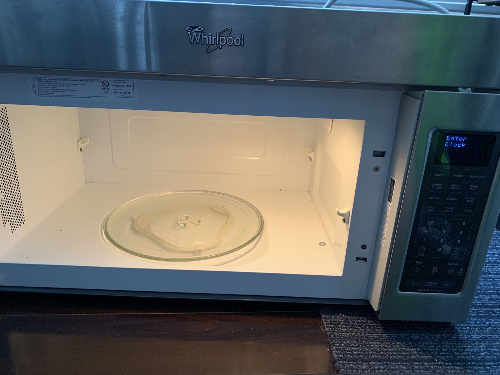 Whirlpool microwave for Sale in Fort Lauderdale, FL OfferUp