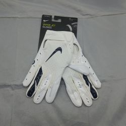 NIKE VAPOR JET 5.0 NFL L.A. RAMS RECEIVER FOOTBALL GLOVES, CK2859-139, Sz XL Or large