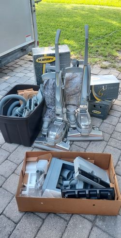 2 kirby vacuums carpet shampoo cleaners