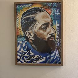 Nipsey hustle Framed Picture 