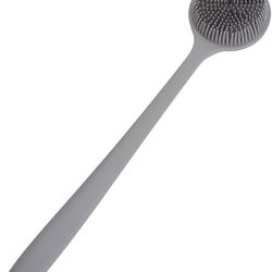 Soft Silicone Back Shower Brush 