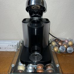 Espresso Machine With 50+ Pods And Pod Tray.