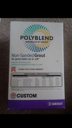 Polyblend Non-Sanded Tile Grout