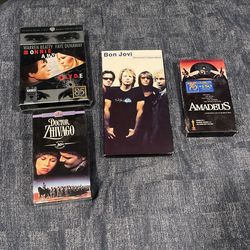 Rare VHS And Bon Jovi As Well Not Sure What They’re Worth