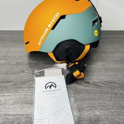 OutdoorMaster Ski Helmet Set,ELK MIPS Ski Helmet Size Medium 