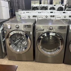 LG WASHER & GAS DRYER SET