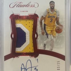 Anthony Davis Flawless Patch Autograph