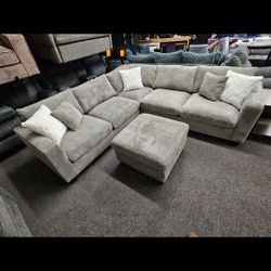 Brand NEW Sectional 4 PCS Corduroy Fabric $545 