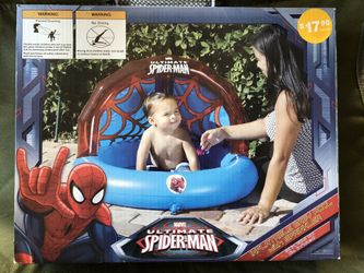 Spider-Man Baby Pool with Sprinkler