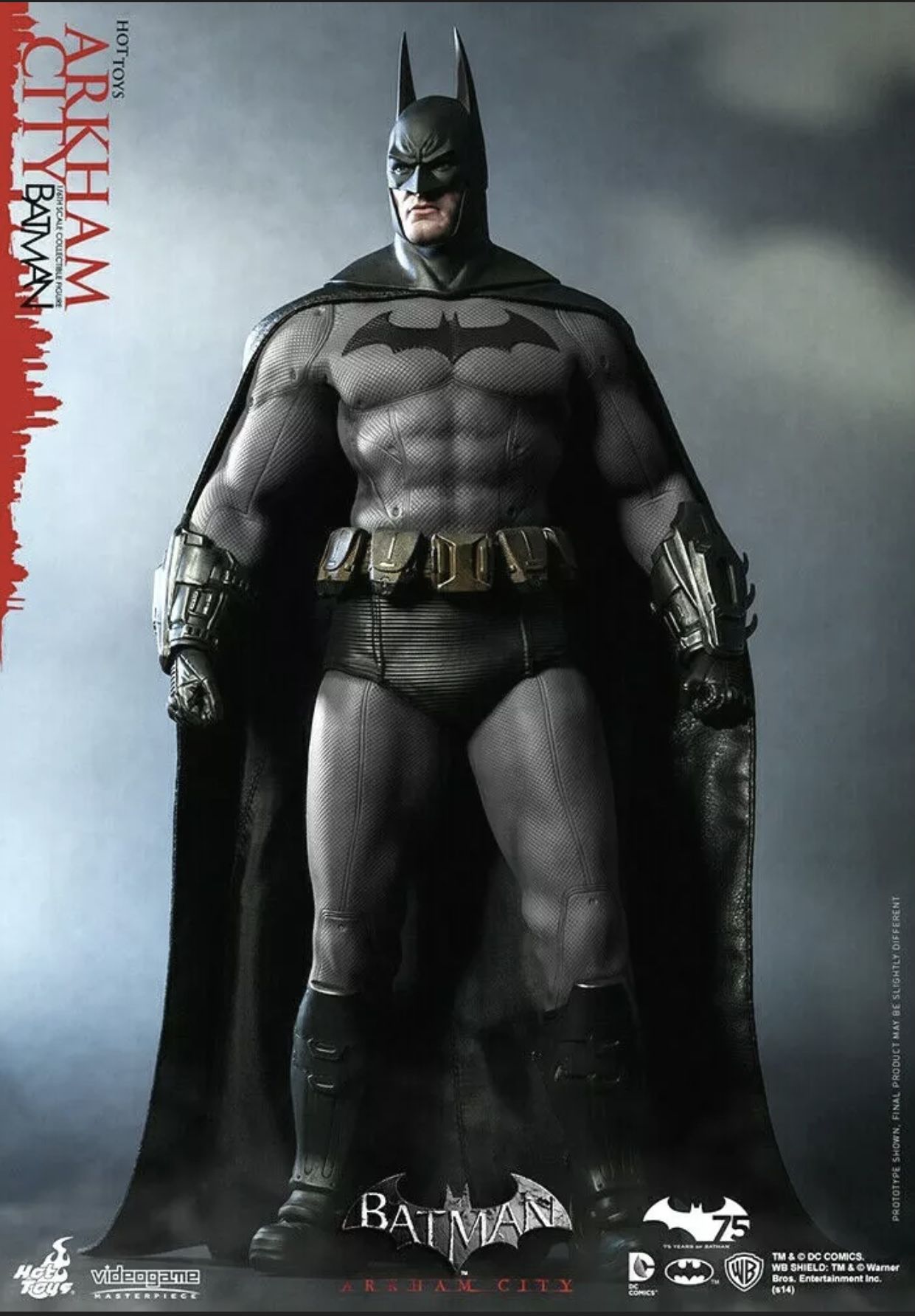 Batman Arkham City | Hot Toys VGM 18 Batman 12 inch Action figure | New