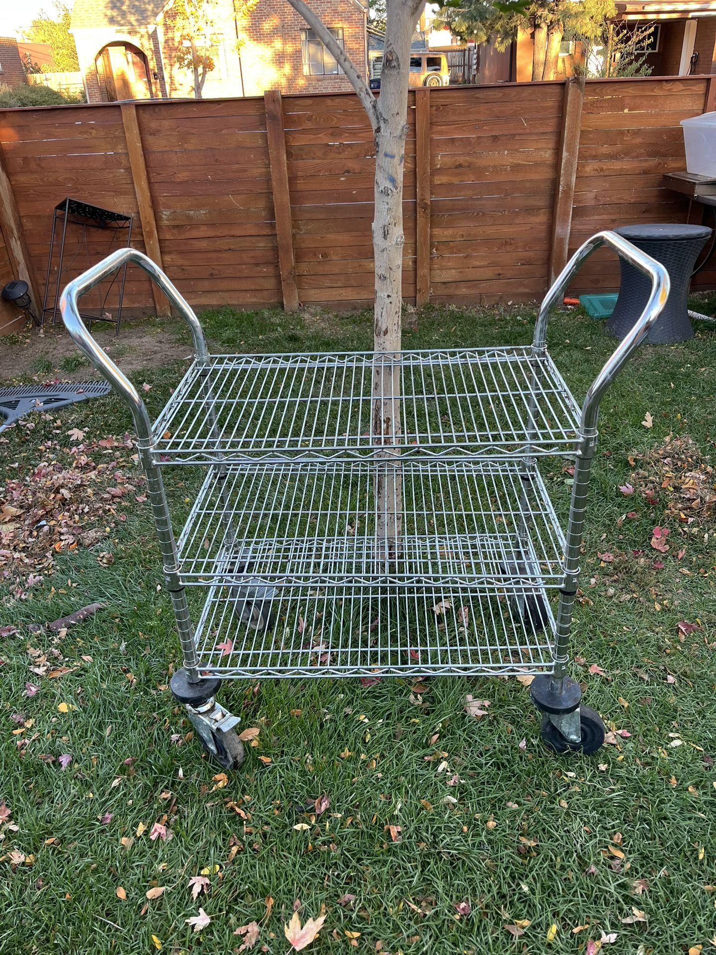 3- Tier wire shelf organizer- 32”L x 18”W x 38”H