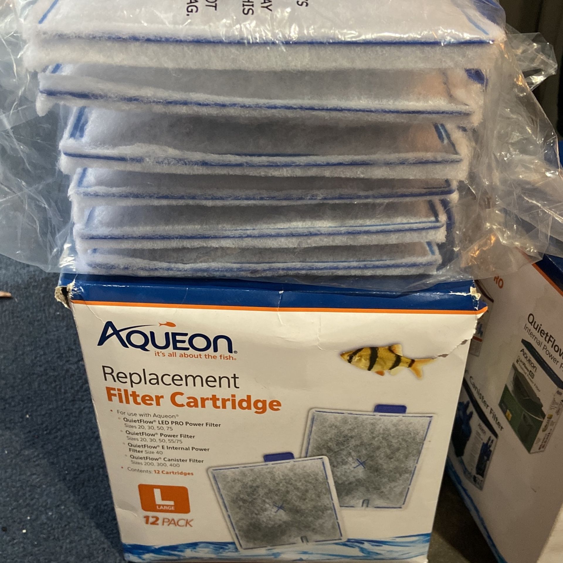 Aqueon Replacement Filter Cartridges Large 12pk & A 6pk