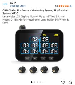 GUTA GT30 Trailer TPMS with 4 Sensors