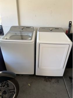 Washer and electric dryer