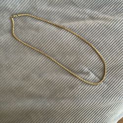 Gold plated box Chain
